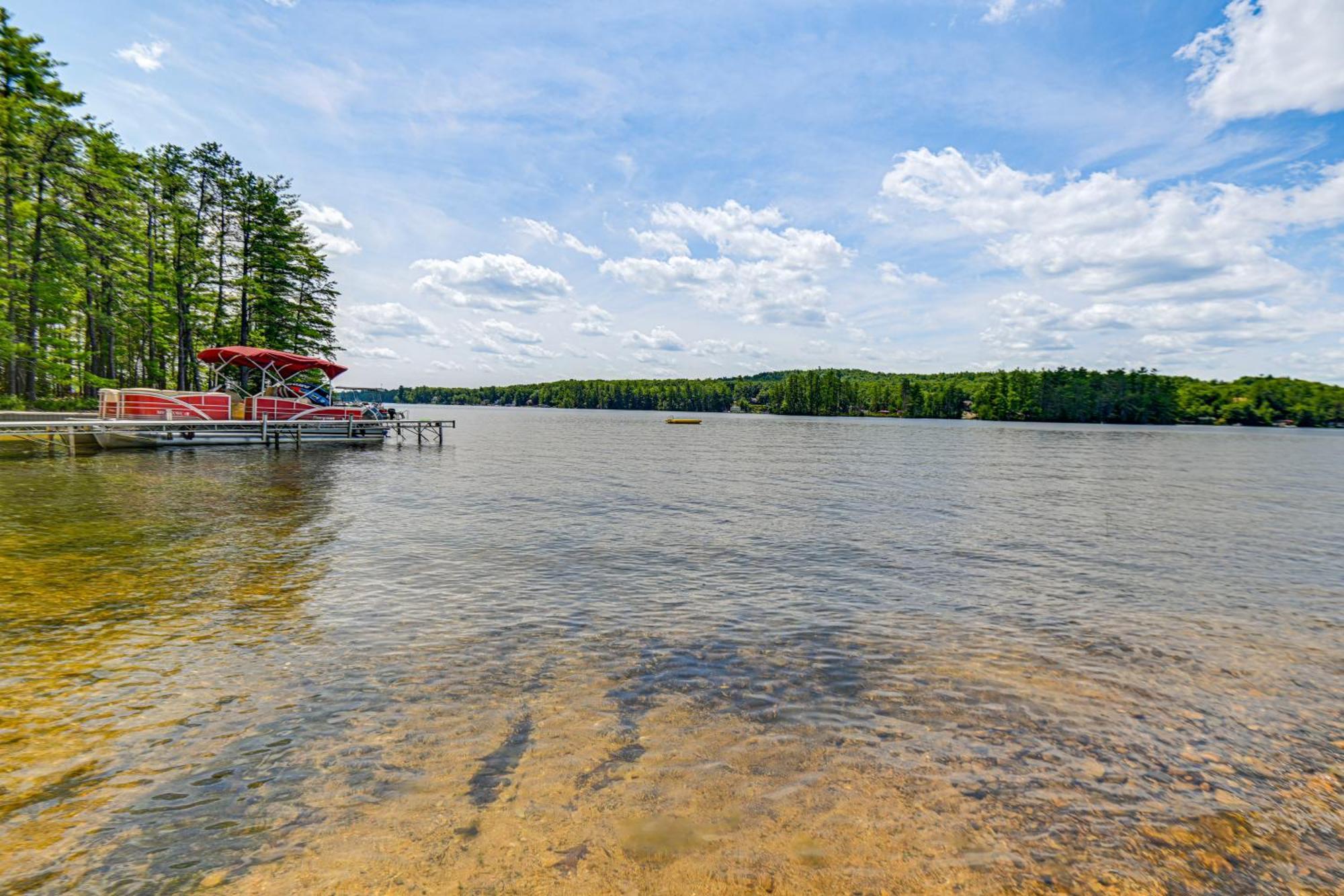 Square Pond Vacation Rental With Boat Dock And View! Acton Exterior foto