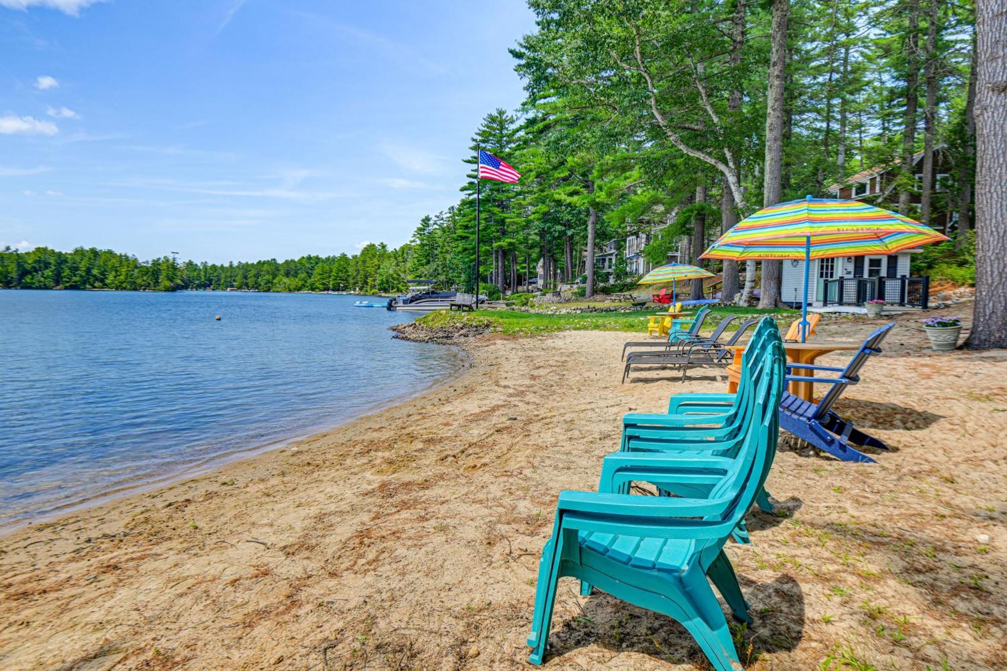 Square Pond Vacation Rental With Boat Dock And View! Acton Exterior foto