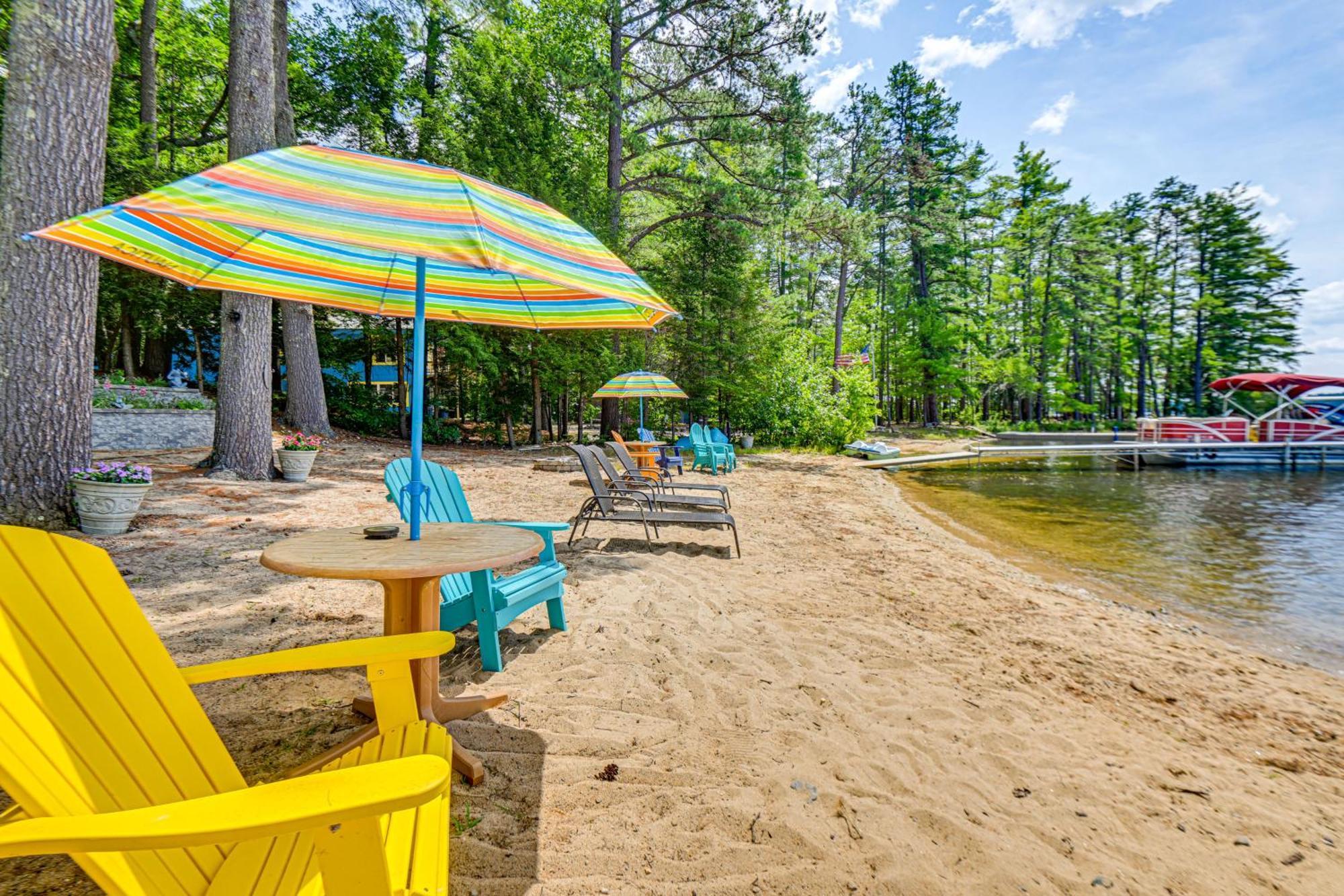 Square Pond Vacation Rental With Boat Dock And View! Acton Exterior foto