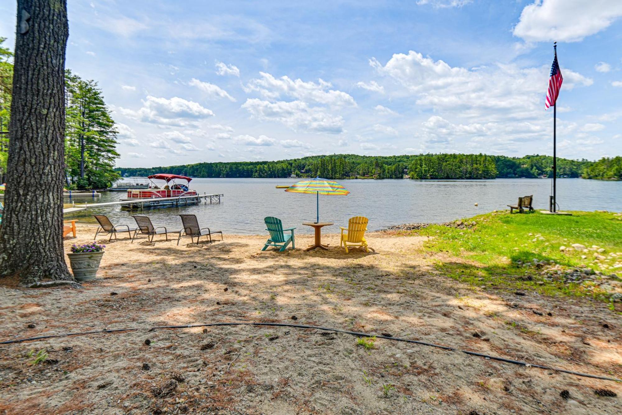 Square Pond Vacation Rental With Boat Dock And View! Acton Exterior foto